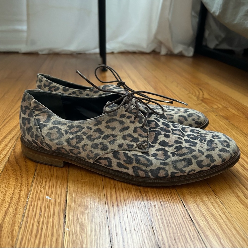 MEANDHER OXFORD BROGUES IN LEOPARD || Size 40